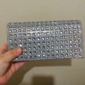 A sparkly hand bag